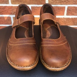 Born brown Mary Janes